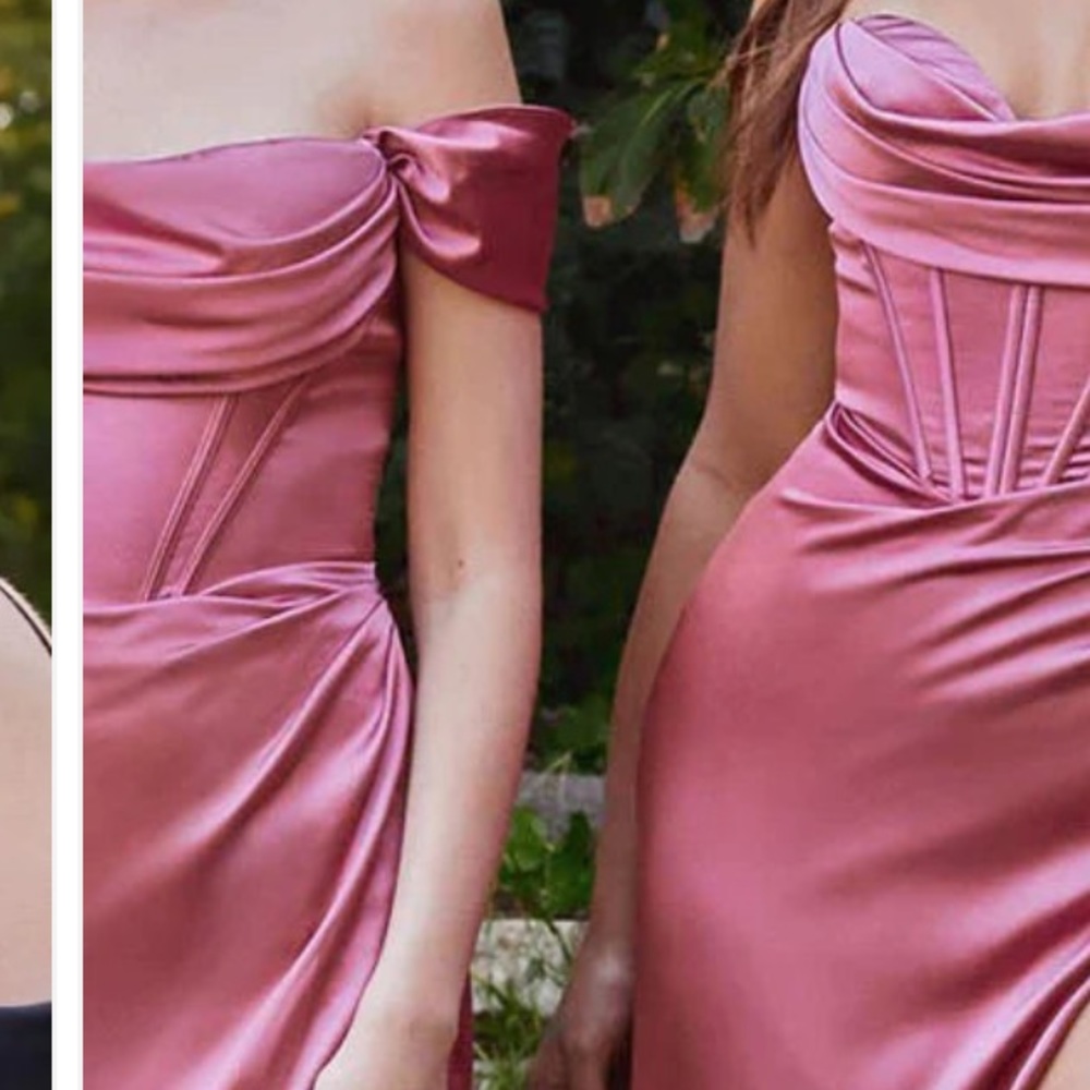 Mauve Rose Corset Dress - Picture 4 of 4